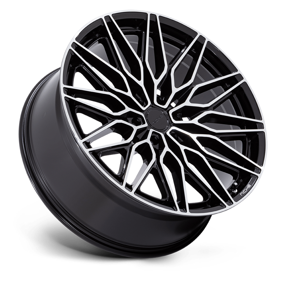Niche NC278 Calabria 6 20x9.5 Gloss Black Machined 30mm ET 87.1mm CB 6x135