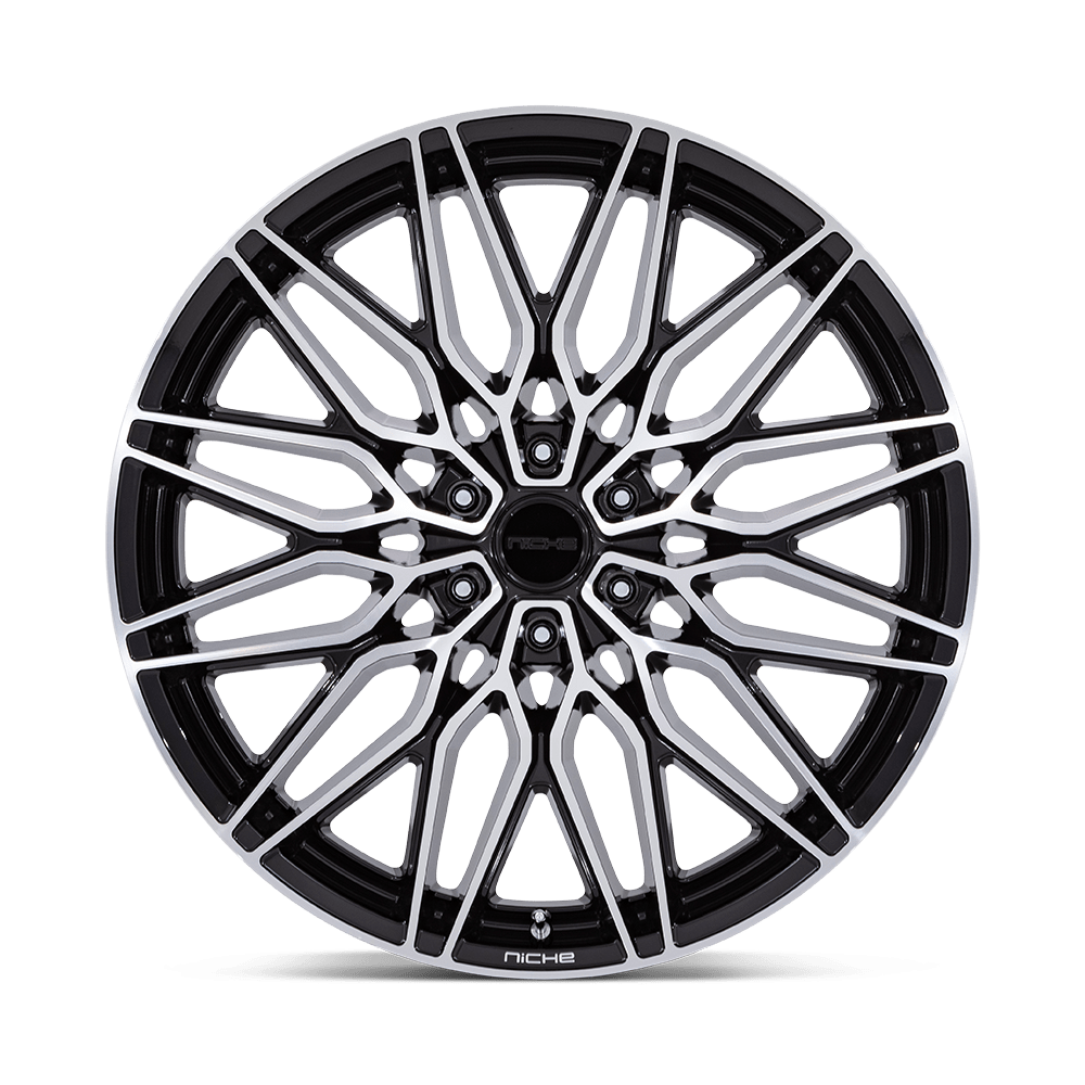 Niche NC278 Calabria 6 20x9.5 Gloss Black Machined 30mm ET 87.1mm CB 6x135