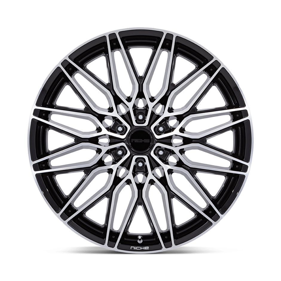 Niche NC278 Calabria 6 20x9.5 Gloss Black Machined 30mm ET 87.1mm CB 6x135