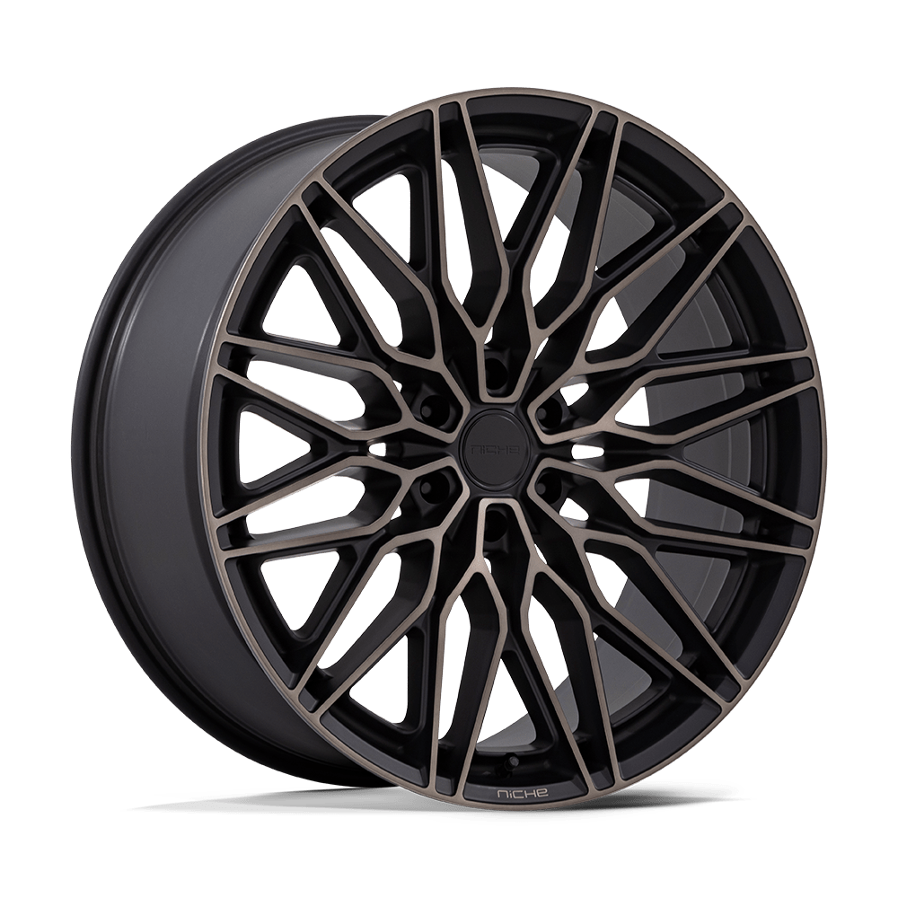 Niche NC278 Calabria 6 20x9.5 Matte Black Machined w/Dark Tint 30mm ET 87.1mm CB 6x135
