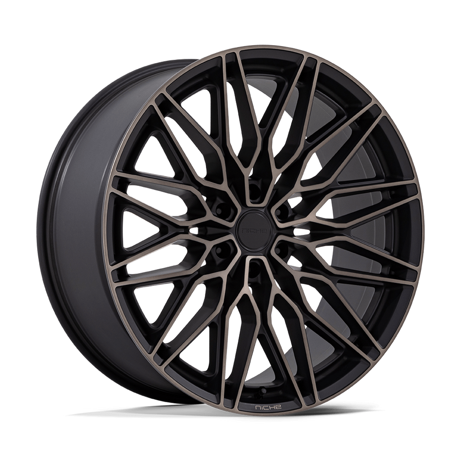 Niche NC278 Calabria 6 20x9.5 Matte Black Machined w/Dark Tint 30mm ET 87.1mm CB 6x135