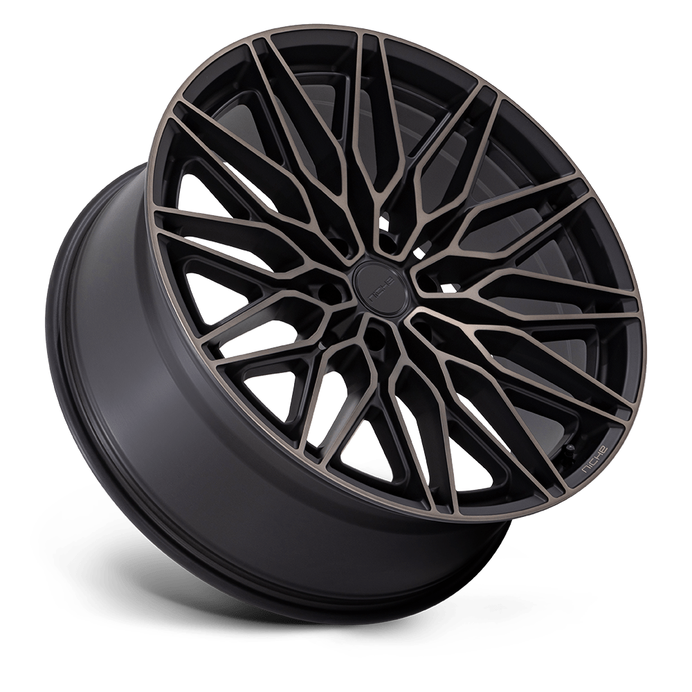 Niche NC278 Calabria 6 20x9.5 Matte Black Machined w/Dark Tint 30mm ET 87.1mm CB 6x135