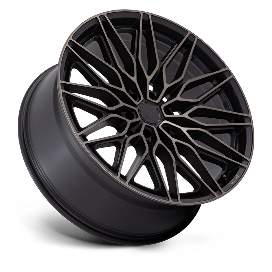Niche NC278 Calabria 6 20x9.5 Matte Black Machined w/Dark Tint 30mm ET 87.1mm CB 6x135