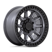 Black Rhino Hard Alloys Calico 17x8.5 Matte Gunmetal w/Matte Black Lip 34mm ET 72.56mm CB 5x114.3
