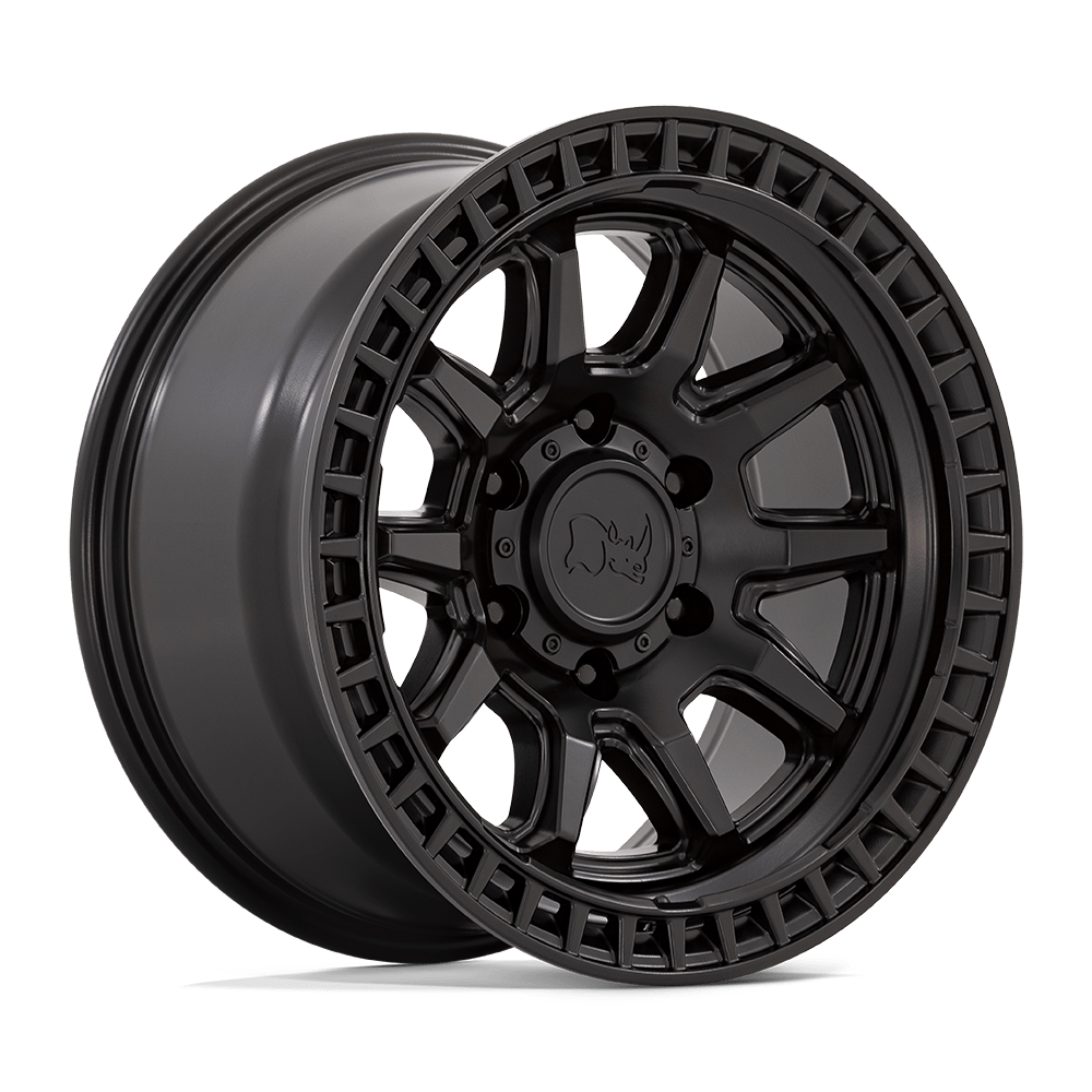 Black Rhino Hard Alloys Calico 17x8.5 Matte Black 34mm ET 72.56mm CB 5x114.3