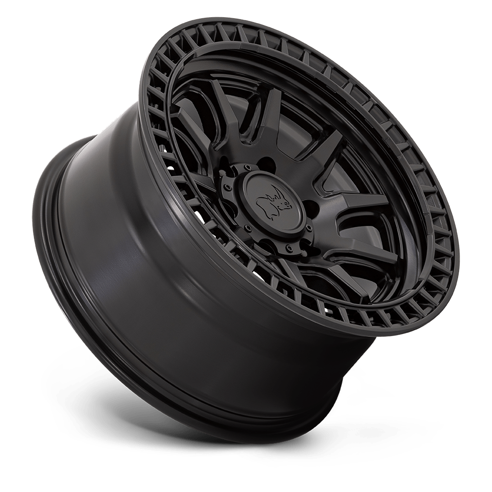 Black Rhino Hard Alloys Calico 17x8.5 Matte Black 34mm ET 72.56mm CB 5x114.3