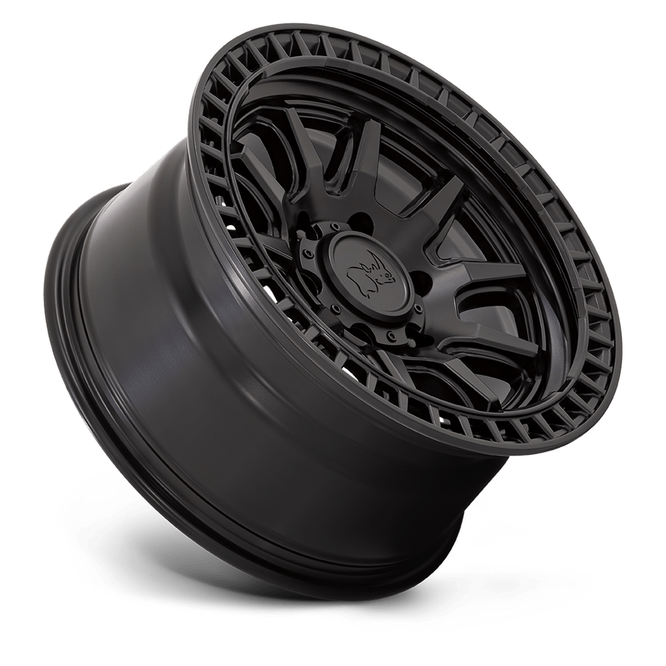 Black Rhino Hard Alloys Calico 17x8.5 Matte Black 34mm ET 72.56mm CB 5x114.3