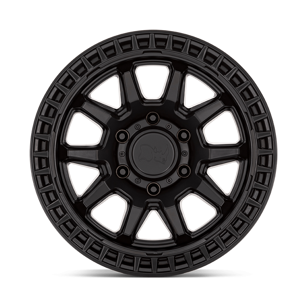 Black Rhino Hard Alloys Calico 17x8.5 Matte Black 34mm ET 72.56mm CB 5x114.3