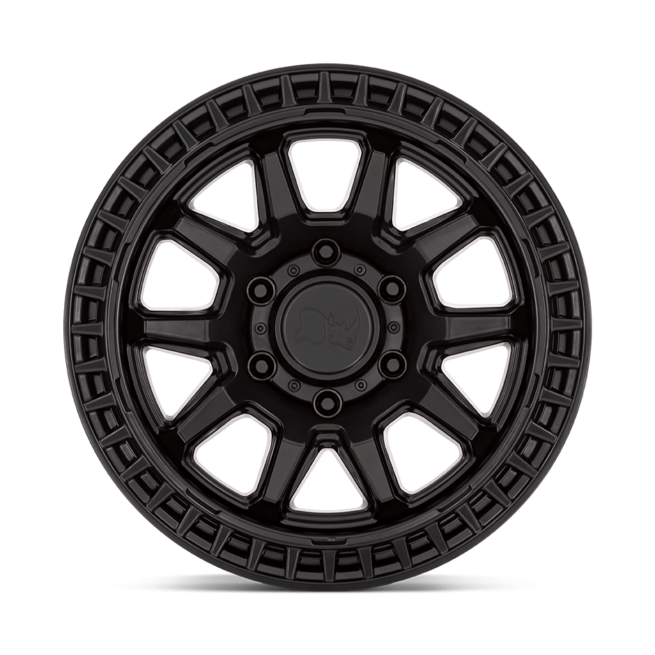 Black Rhino Hard Alloys Calico 17x8.5 Matte Black 34mm ET 72.56mm CB 5x114.3