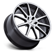 TSW TW004 Canard 19x10.5 Gloss Black w/Machined Face 25mm ET 72.56mm CB 5x114.3