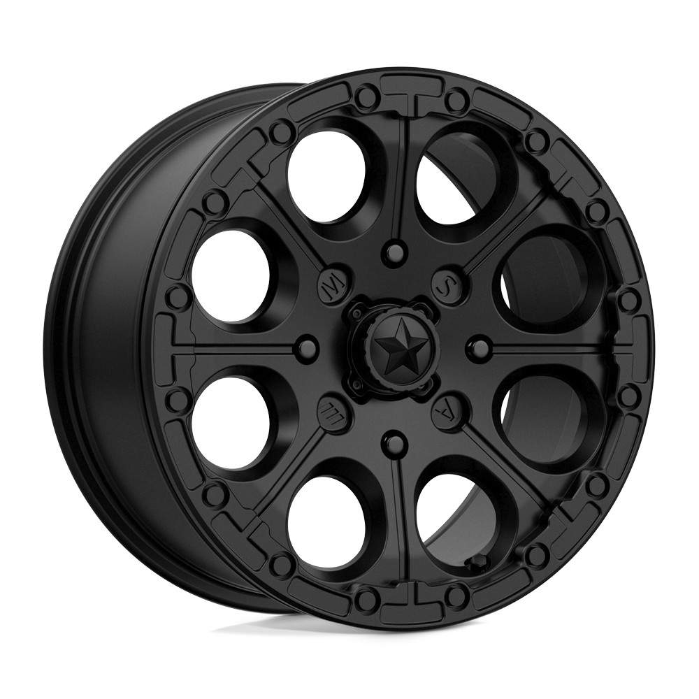 MSA Offroad Wheels M44 Cannon Beadlock 14x7 Satin Black 10mm ET 86mm CB 4x110