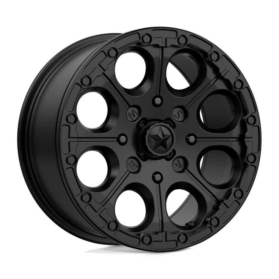 MSA Offroad Wheels M44 Cannon Beadlock 14x7 Satin Black 10mm ET 86mm CB 4x110