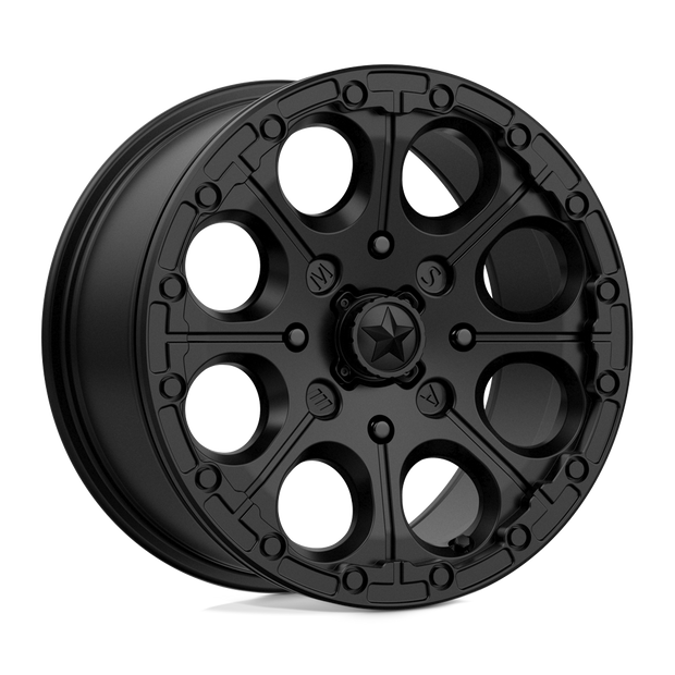 MSA Offroad Wheels M44 Cannon Beadlock 14x7 Satin Black 10mm ET 86mm CB 4x110