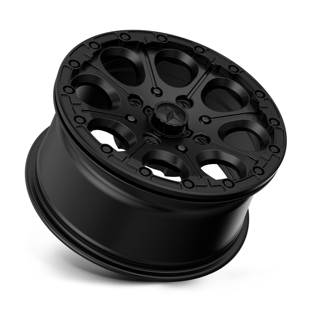 MSA Offroad Wheels M44 Cannon Beadlock 14x7 Satin Black 10mm ET 86mm CB 4x110