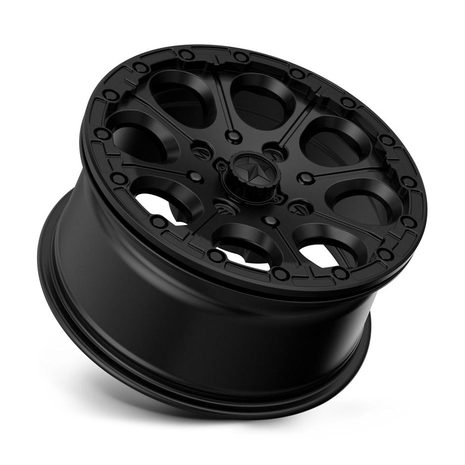 MSA Offroad Wheels M44 Cannon Beadlock 14x7 Satin Black 10mm ET 86mm CB 4x110