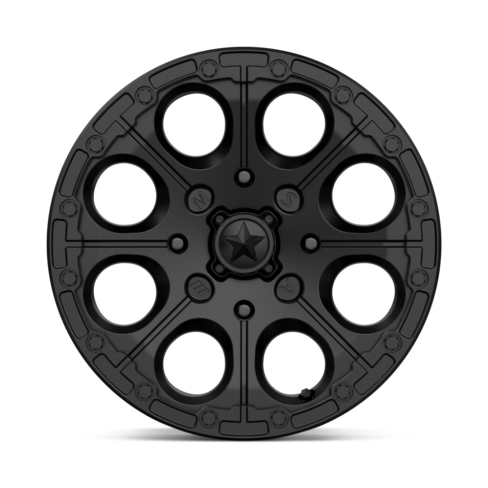 MSA Offroad Wheels M44 Cannon Beadlock 14x7 Satin Black 10mm ET 86mm CB 4x110
