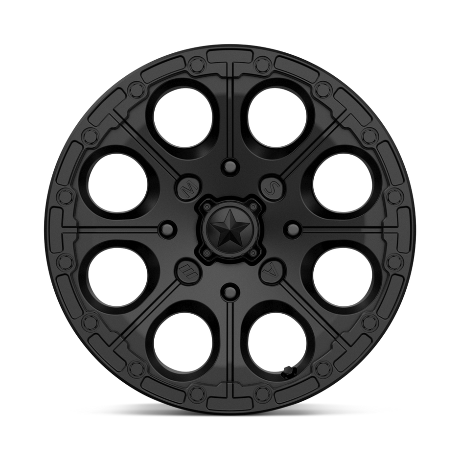MSA Offroad Wheels M44 Cannon Beadlock 14x7 Satin Black 10mm ET 86mm CB 4x110