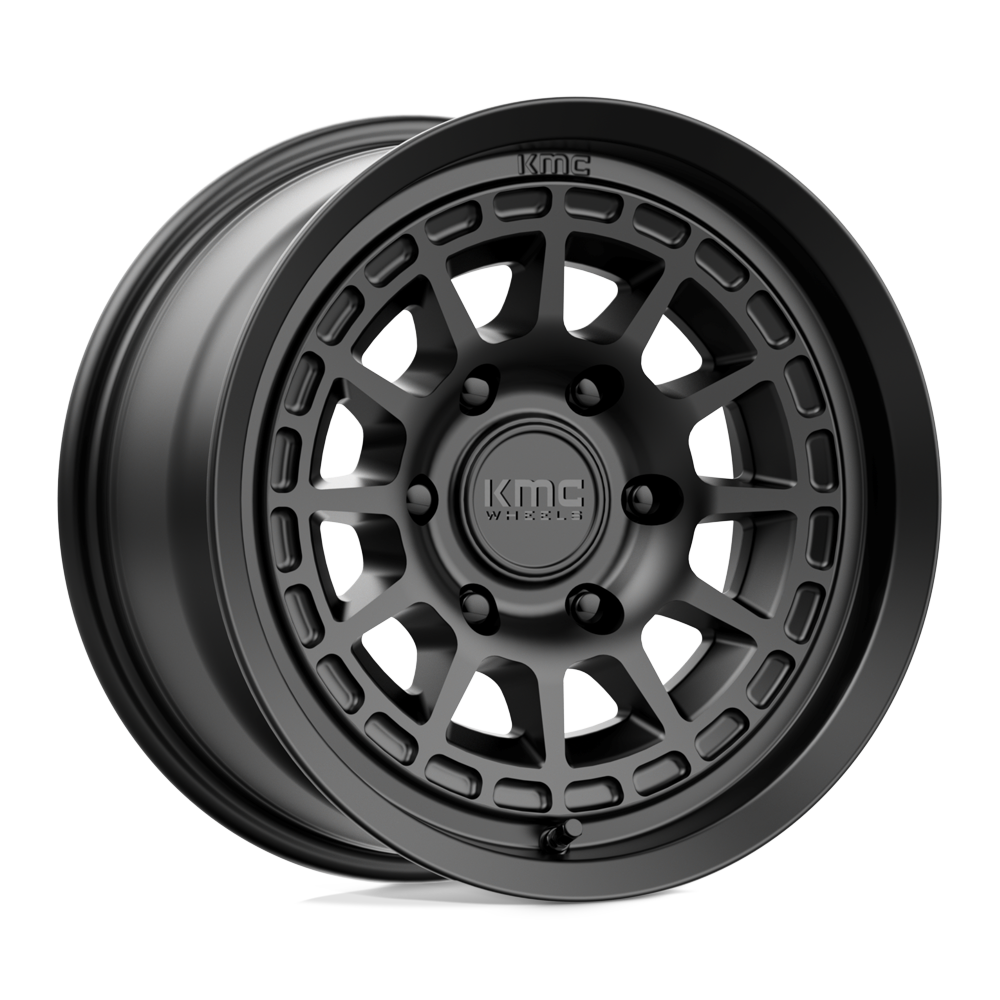KMC Wheels KM719 Canyon 16x8 Satin Black 0mm ET 106.1mm CB 6x139.7