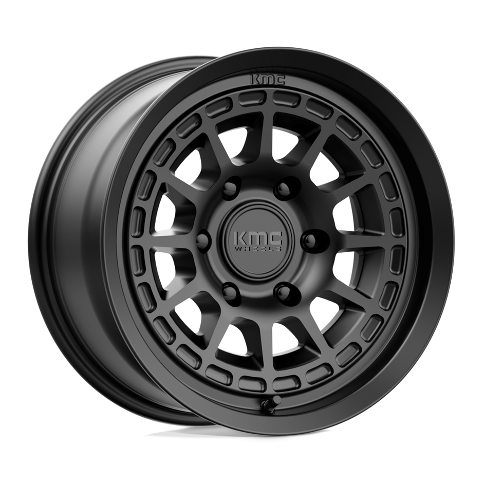 KMC Wheels KM719 Canyon 16x8 Satin Black 0mm ET 106.1mm CB 6x139.7