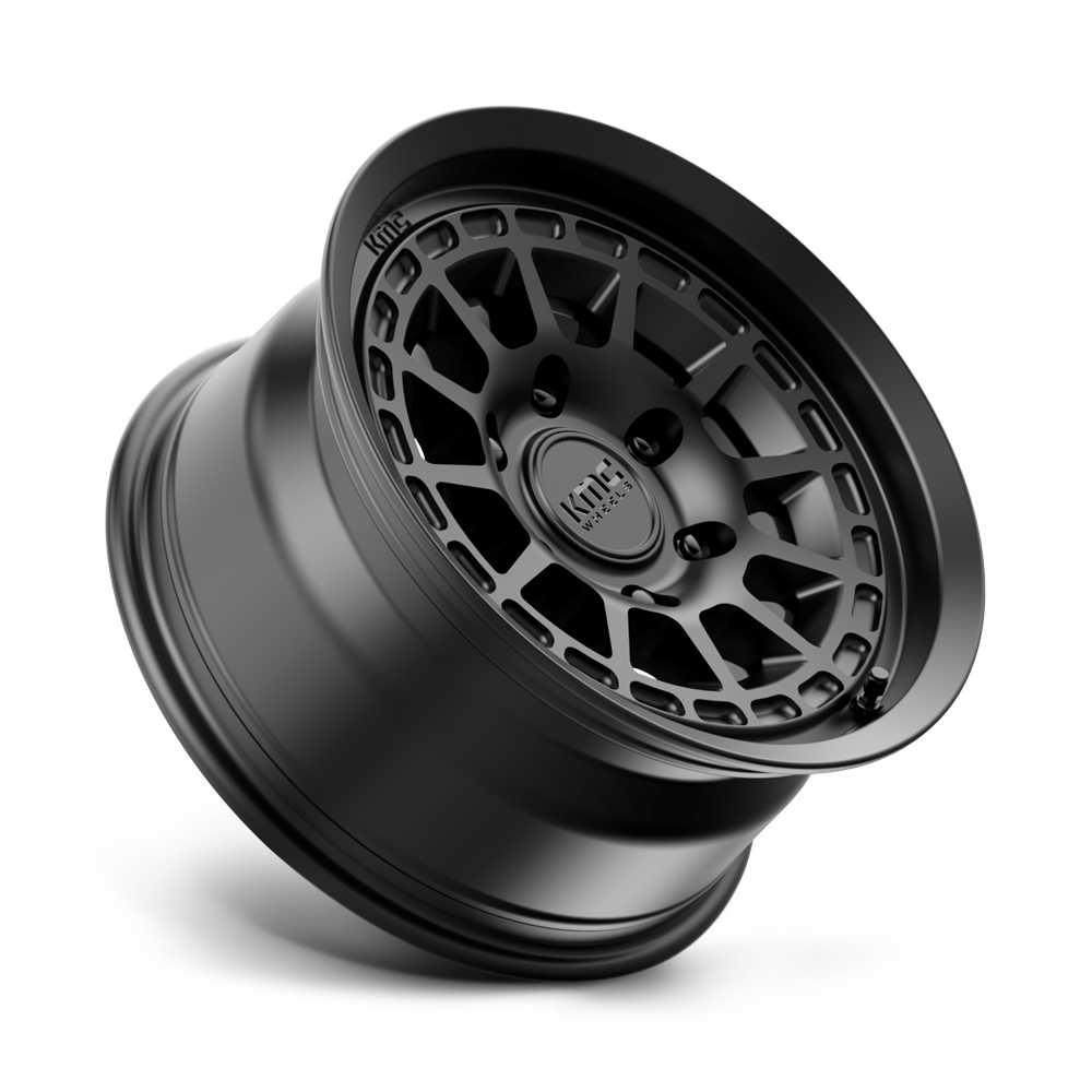 KMC Wheels KM719 Canyon 16x8 Satin Black 0mm ET 106.1mm CB 6x139.7