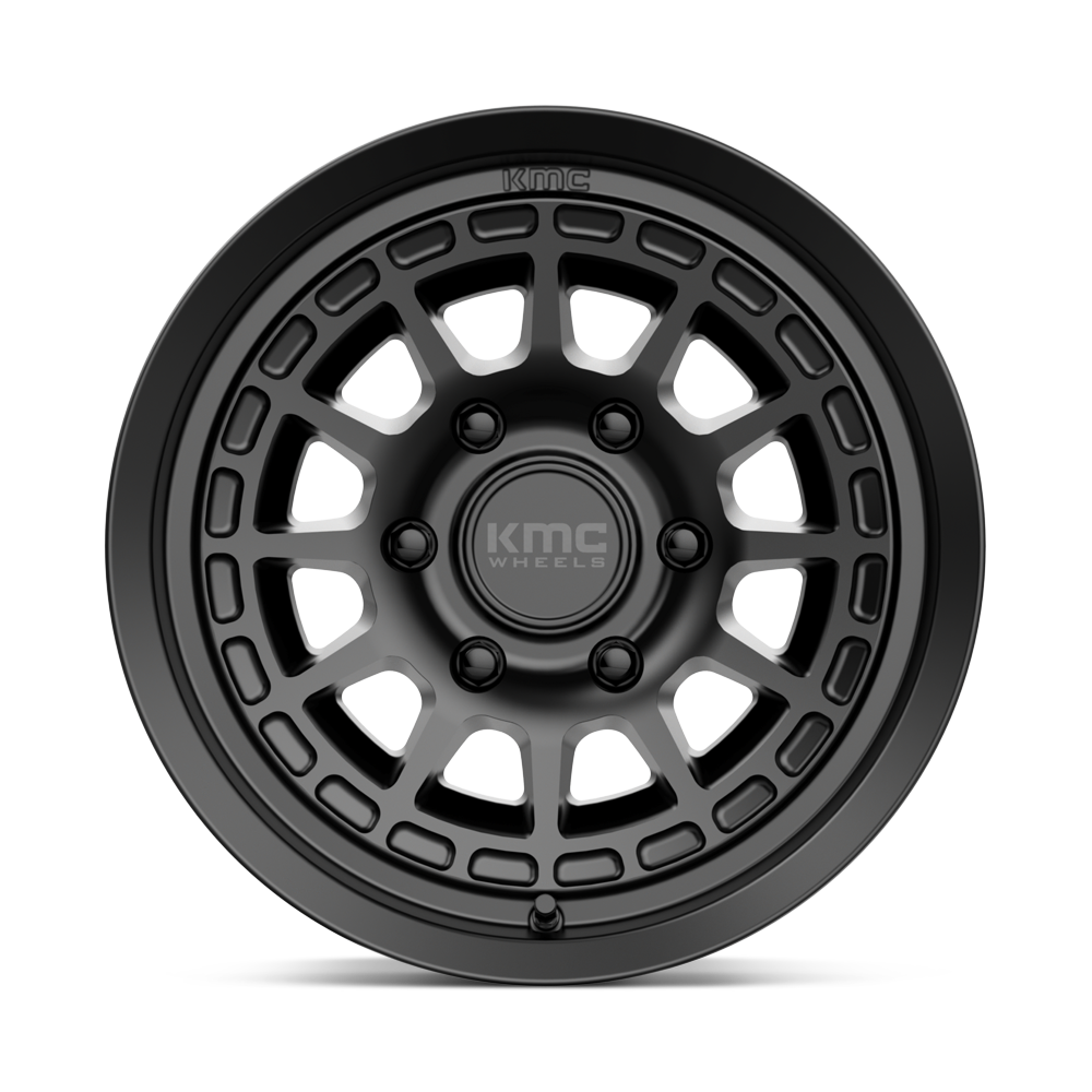 KMC Wheels KM719 Canyon 16x8 Satin Black 0mm ET 106.1mm CB 6x139.7