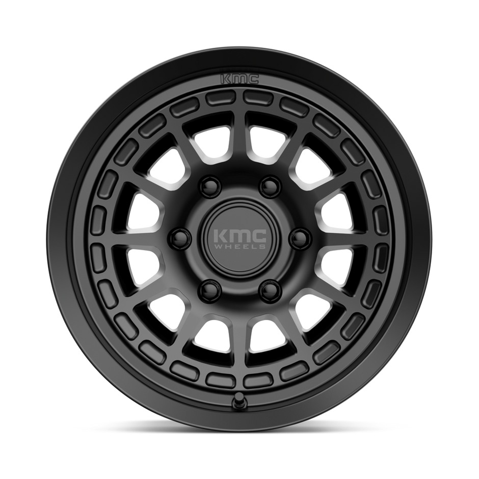 KMC Wheels KM719 Canyon 16x8 Satin Black 0mm ET 106.1mm CB 6x139.7