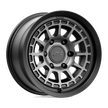 KMC Wheels KM719 Canyon 16x8 Satin Black w/Gray Tint 0mm ET 106.1mm CB 6x139.7