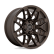 Black Rhino Hard Alloys Caprock 20x9.5 Matte Bronze -18mm ET 112.1mm CB 6x139.7
