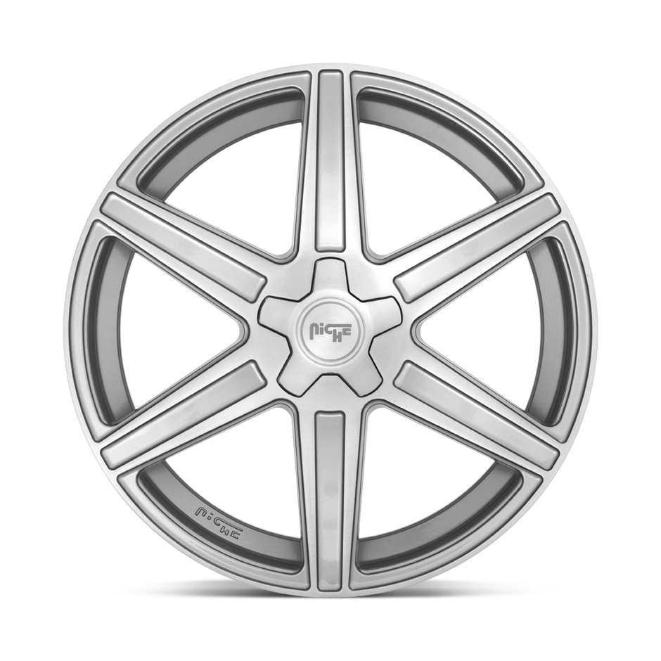 Niche M241 Carina 20x10.5 Anthracite w/Brushed Tinted Clear 40mm ET 66.5mm CB 5x112