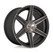 Niche M236 Carina 20x10.5 Matte Machined w/Double Dark Tint 40mm ET 66.56mm CB 5x112