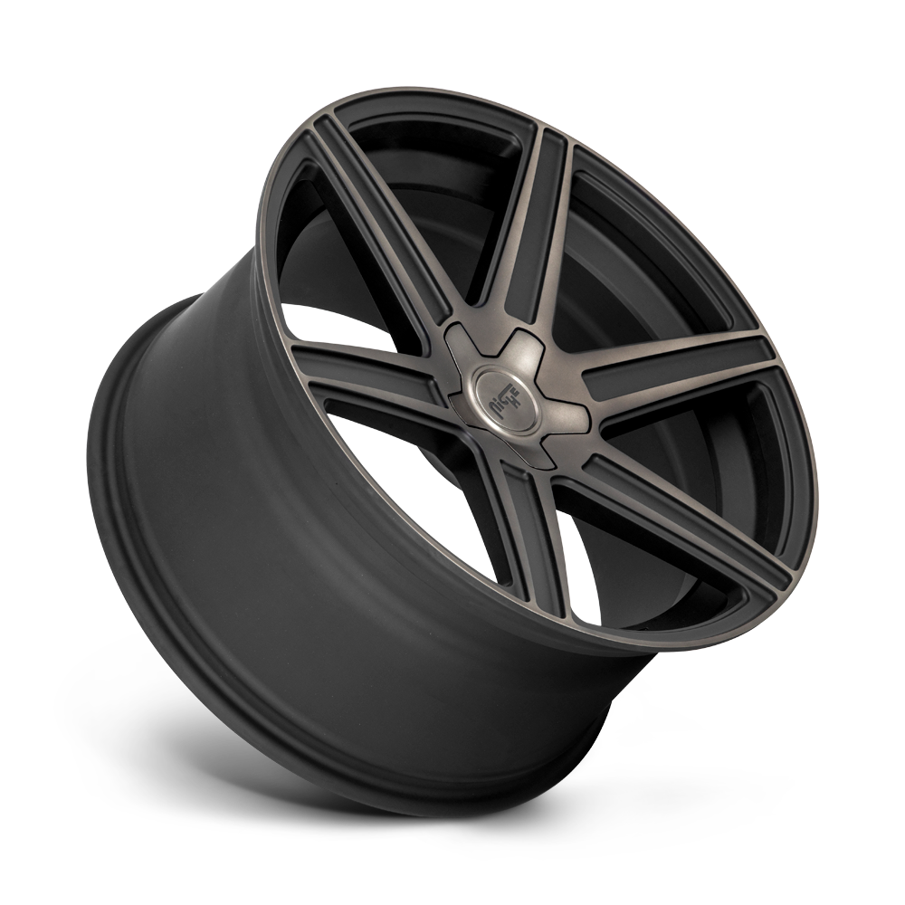 Niche M236 Carina 20x10.5 Matte Machined w/Double Dark Tint 40mm ET 66.56mm CB 5x112