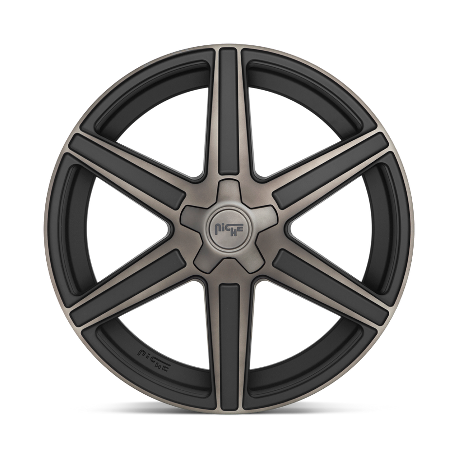 Niche M236 Carina 20x10.5 Matte Machined w/Double Dark Tint 40mm ET 66.56mm CB 5x112