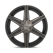 Niche M236 Carina 20x10.5 Matte Machined w/Double Dark Tint 40mm ET 66.56mm CB 5x112