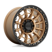 KMC Wheels KM547 Carnage 16x8 Matte Bronze w/Black Lip 0mm ET 106.1mm CB 6x139.7