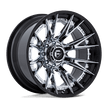 Fuel Wheels FC402 Catalyst 17x9 Chrome w/Gloss Black Lip 1mm ET 87.1mm CB 6x135