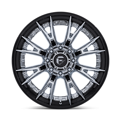 Fuel Wheels FC402 Catalyst 17x9 Chrome w/Gloss Black Lip 1mm ET 87.1mm CB 6x135