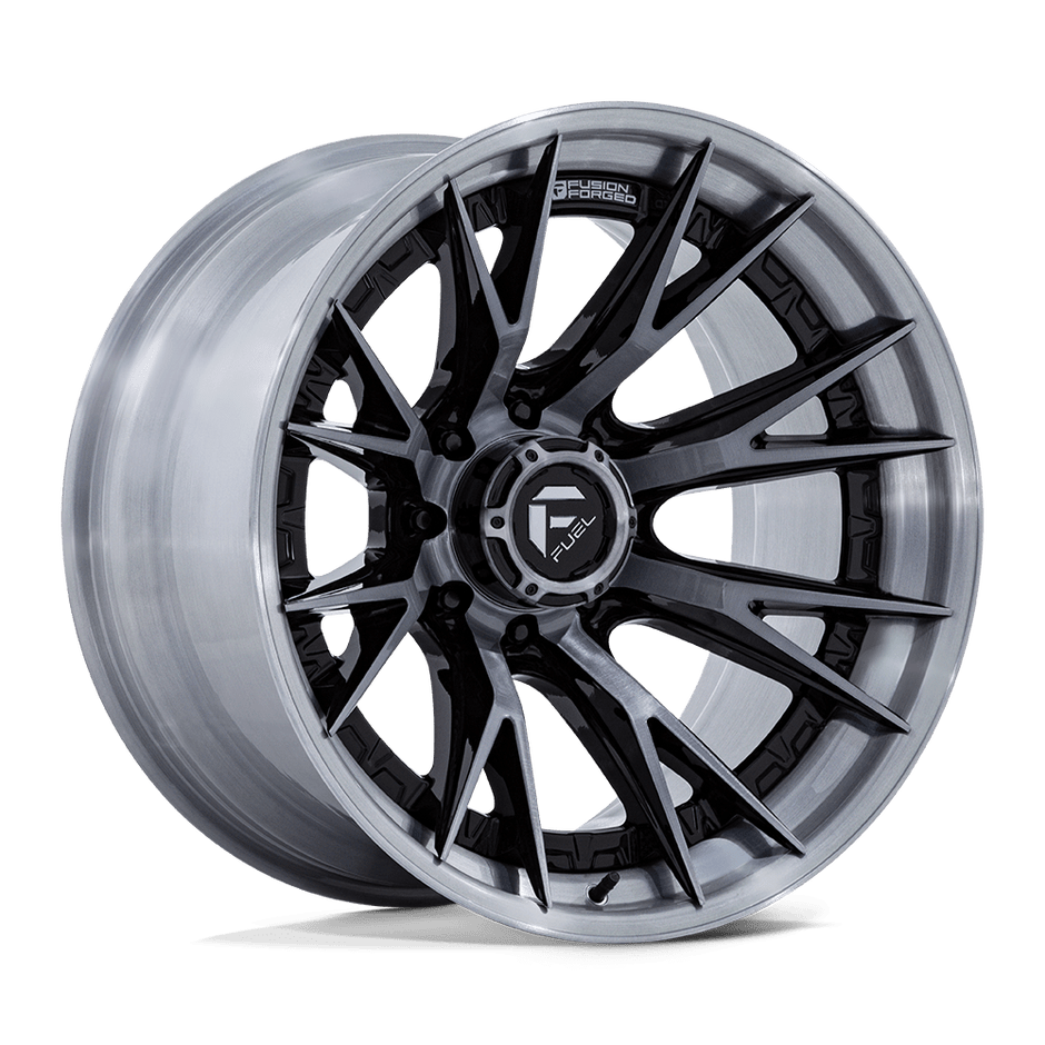 Fuel Wheels FC402 Catalyst 17x9 Gloss Black Brushed w/Dark Tint 1mm ET 87.1mm CB 6x135