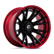 Fuel Wheels FC402 Catalyst 17x9 Matte Black w/Candy Red Lip 1mm ET 87.1mm CB 6x135