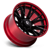Fuel Wheels FC402 Catalyst 17x9 Matte Black w/Candy Red Lip 1mm ET 87.1mm CB 6x135