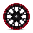 Fuel Wheels FC402 Catalyst 17x9 Matte Black w/Candy Red Lip 1mm ET 87.1mm CB 6x135