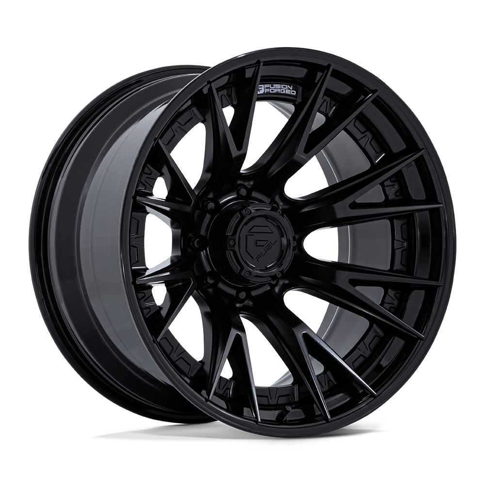Fuel Wheels FC402 Catalyst 17x9 Matte Black w/Gloss Black Lip 1mm ET 87.1mm CB 6x135