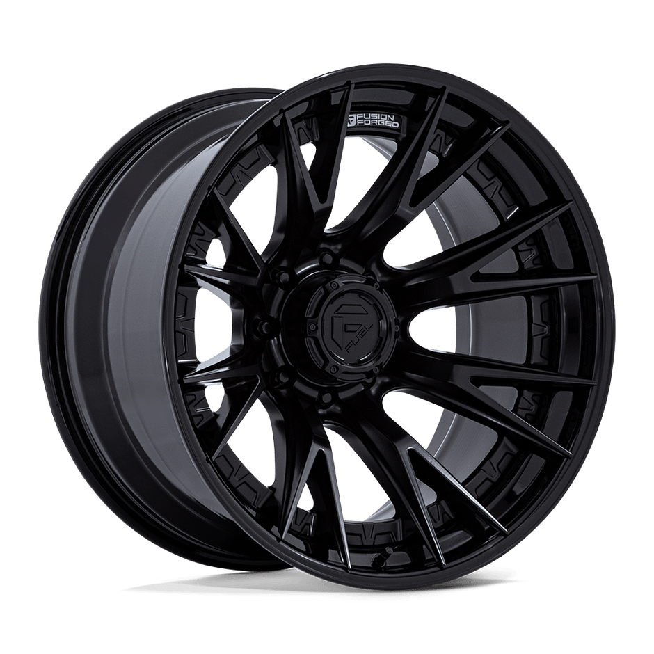 Fuel Wheels FC402 Catalyst 17x9 Matte Black w/Gloss Black Lip 1mm ET 87.1mm CB 6x135