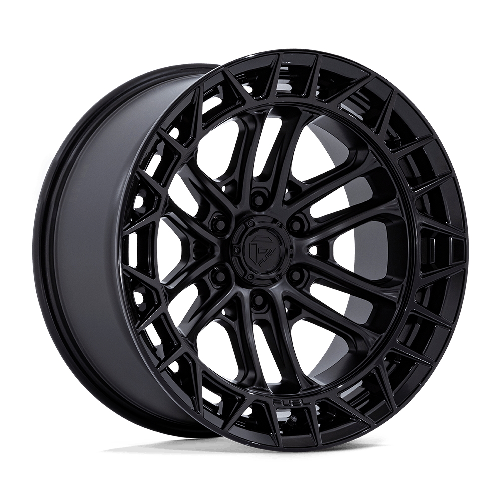 Fuel Wheels FC874 Celsius 17x9 Matte Black w/Gloss Black Lip 1mm ET 87.1mm CB 6x135