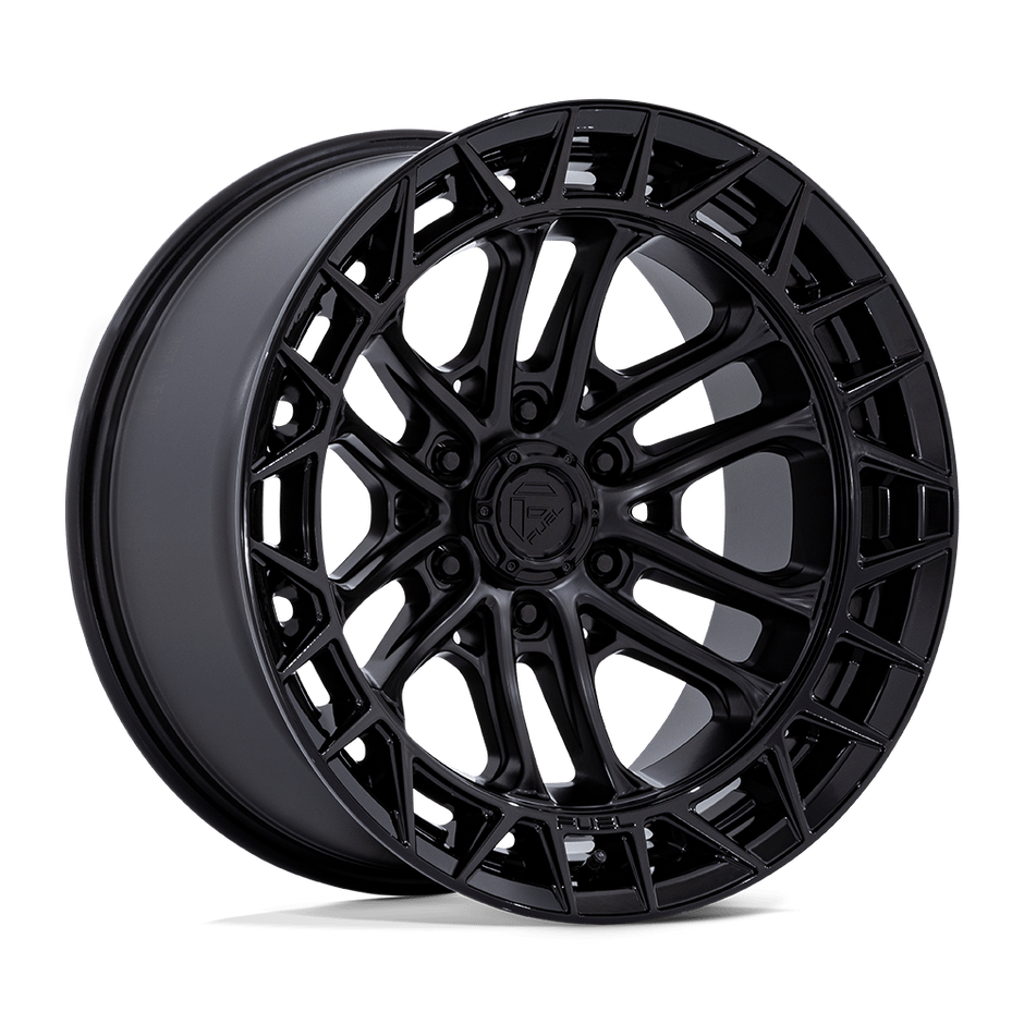 Fuel Wheels FC874 Celsius 17x9 Matte Black w/Gloss Black Lip 1mm ET 87.1mm CB 6x135