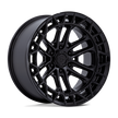 Fuel Wheels FC874 Celsius 17x9 Matte Black w/Gloss Black Lip 1mm ET 87.1mm CB 6x135