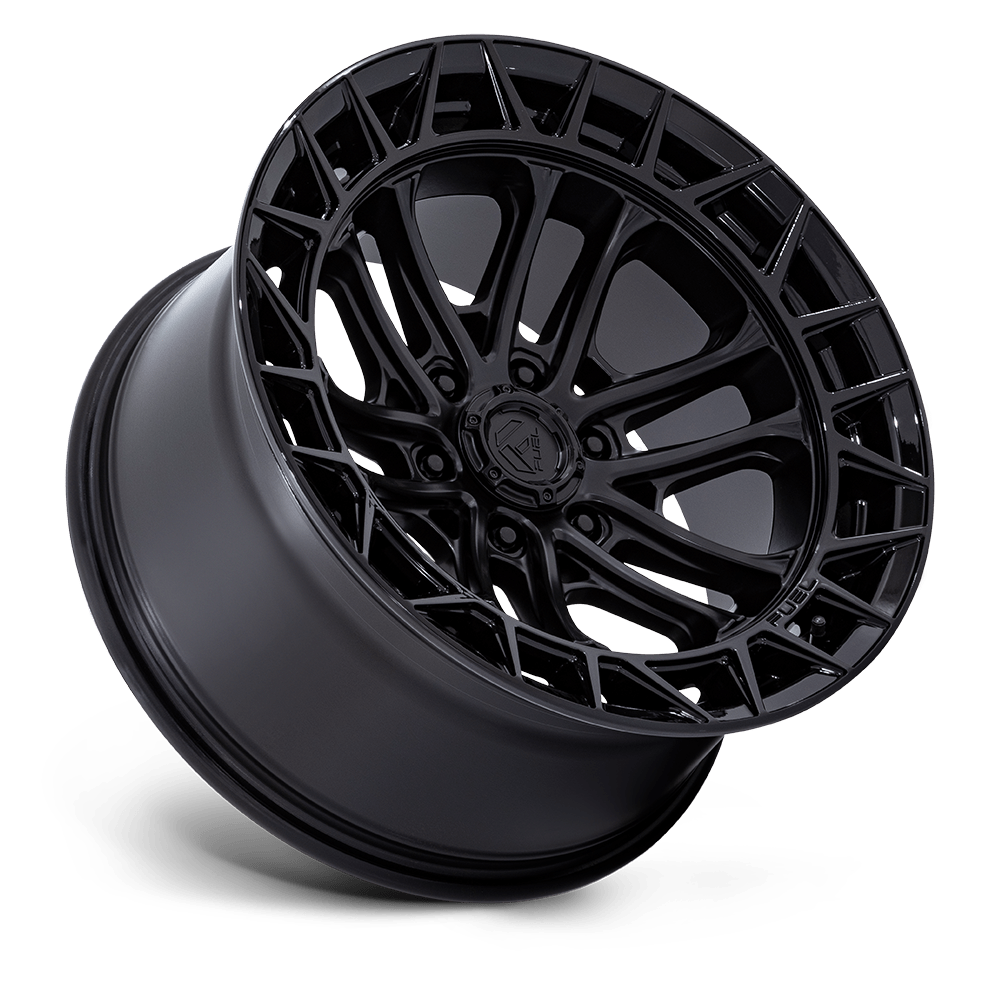 Fuel Wheels FC874 Celsius 17x9 Matte Black w/Gloss Black Lip 1mm ET 87.1mm CB 6x135