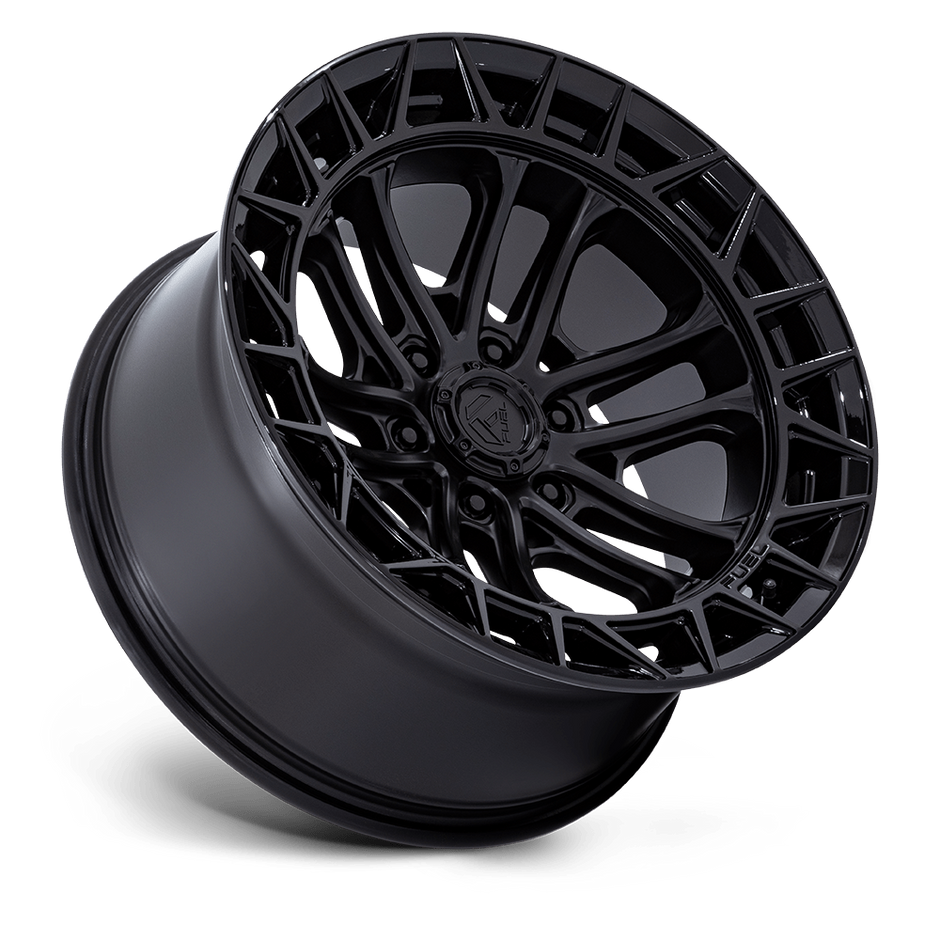 Fuel Wheels FC874 Celsius 17x9 Matte Black w/Gloss Black Lip 1mm ET 87.1mm CB 6x135