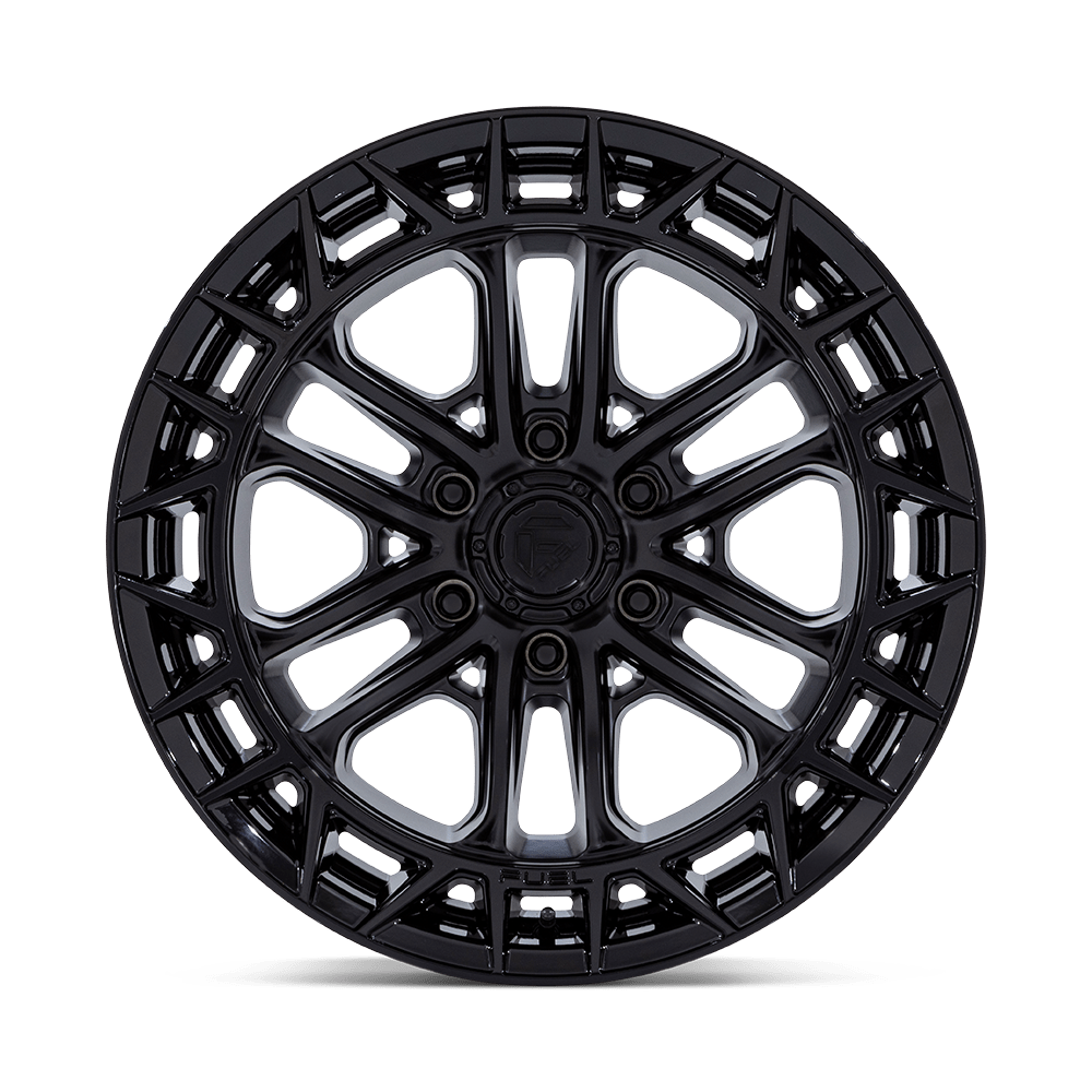 Fuel Wheels FC874 Celsius 17x9 Matte Black w/Gloss Black Lip 1mm ET 87.1mm CB 6x135