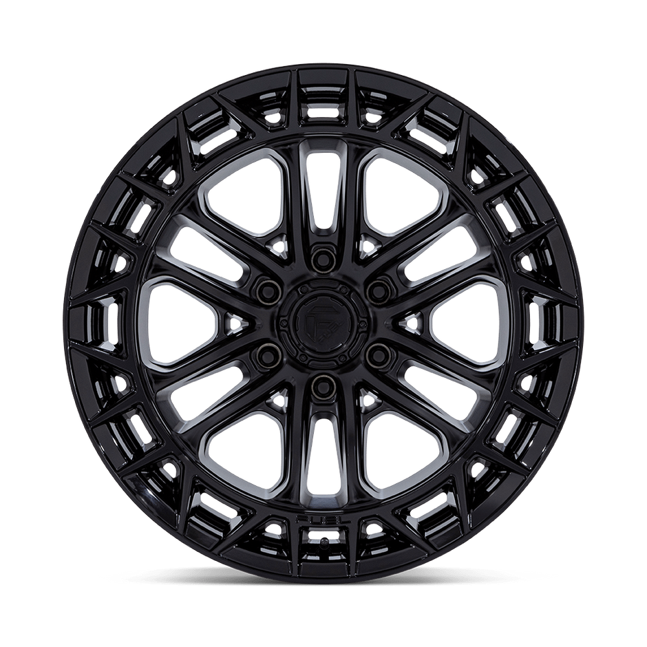 Fuel Wheels FC874 Celsius 17x9 Matte Black w/Gloss Black Lip 1mm ET 87.1mm CB 6x135