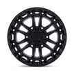 Fuel Wheels FC874 Celsius 17x9 Matte Black w/Gloss Black Lip 1mm ET 87.1mm CB 6x135